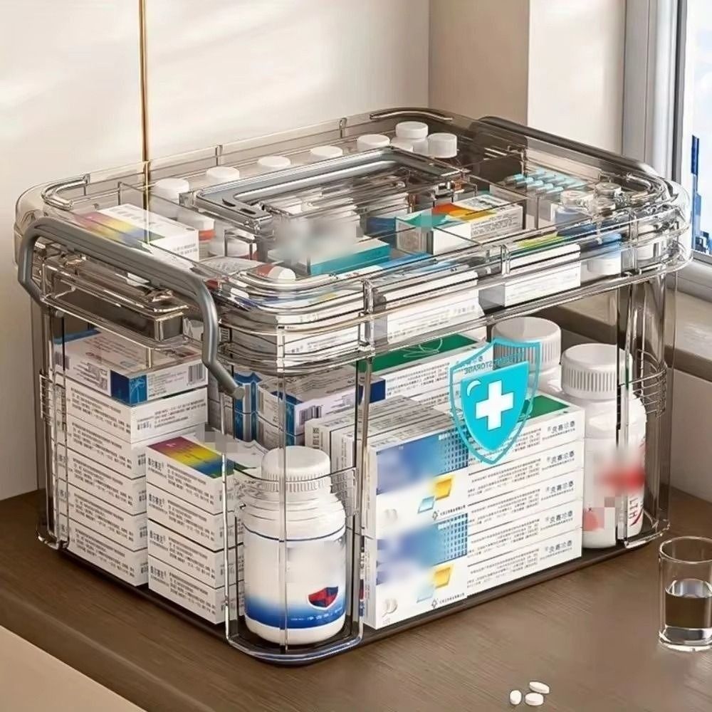 Food Storage Emergency - Taşınabilir Çift Katmanlı İlaç Saklama Kutusu
