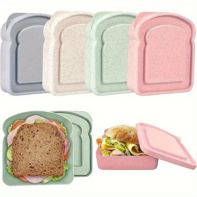 Food Storage Lunch Box - 1 adet Bento Kutuları, Sandviç Kapları,