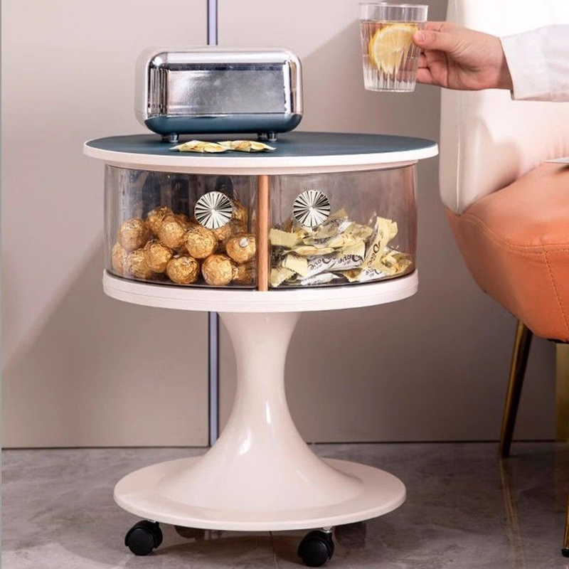 Food Storage With Wheels - İskandinav Sehpalar Çıkarılabilir Yatak Odası Kanepe