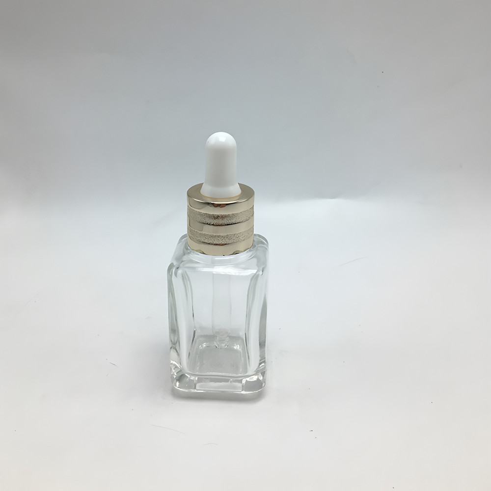 Food Storage Set Glass - 30 ml kare damlalıklı şişe, uçucu