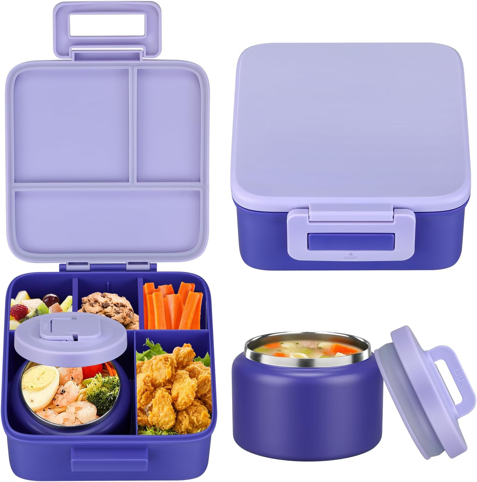 Food Storage Safe - Çocuklar için 1 Set Bento Öğle