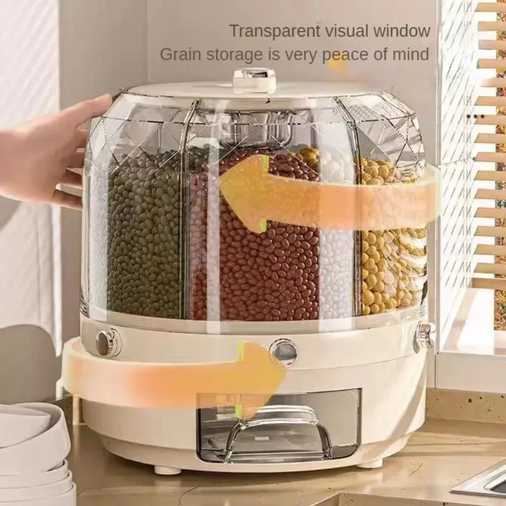 Food Storage Dispenser - Gıda Sınıfı Döner Tahıl Dağıtıcısı Büyük