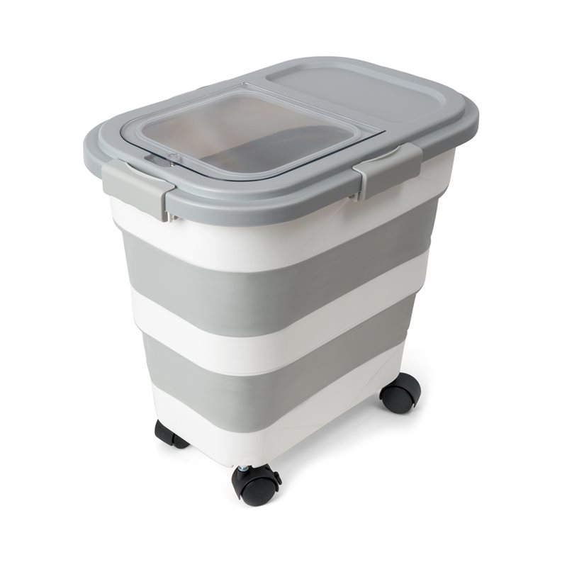 Food Storage With Wheels - A53Q-Gıda Saklama Kabı 1 ADET Evcil