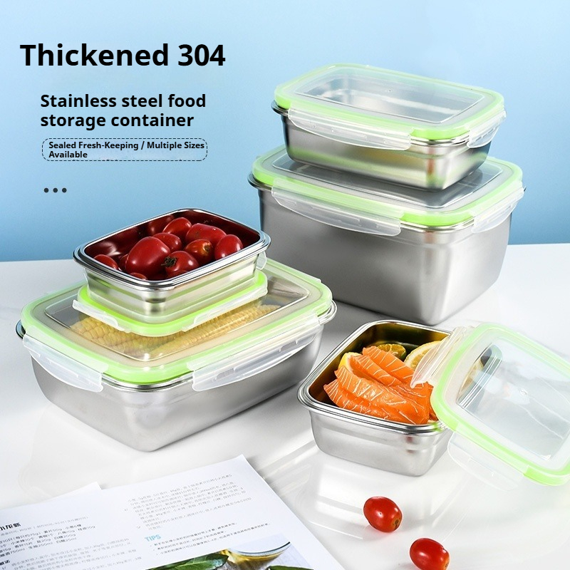 Food Storage Lunch Box - 304 Paslanmaz Çelik Öğle Yemeği Kutusu