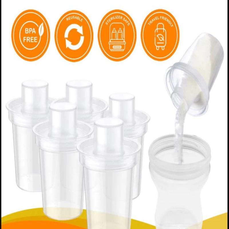 Food Storage Dispenser - 6PPC 80ML Bebek Süt Tozu Dağıtıcısı