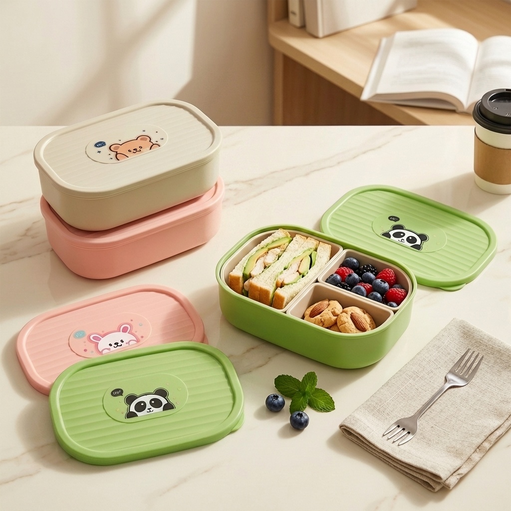 Food Storage Safe - Çocuklar ve Öğrenciler İçin Sevimli Plastik