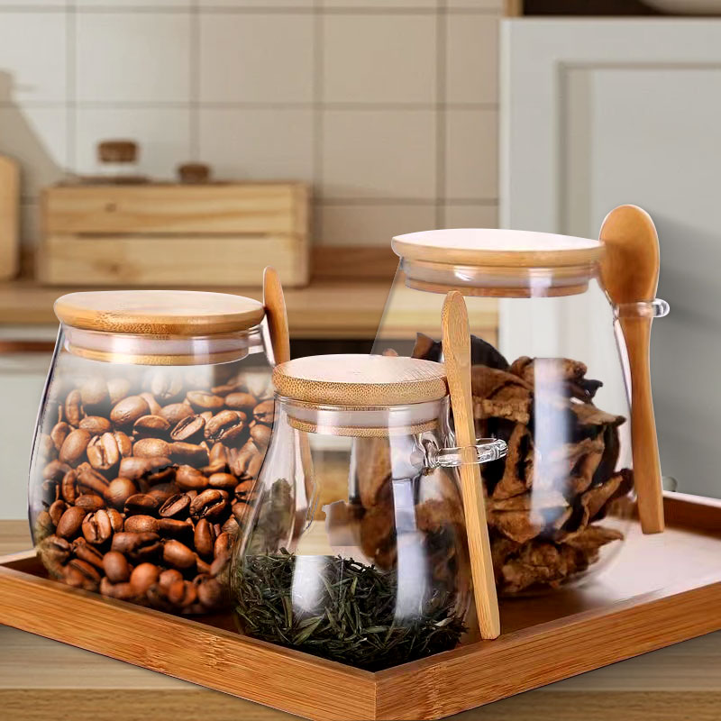 34oz mühürlü cam kavanoz kaşık - Food Storage Set Glass incelemesi ve fiyatı