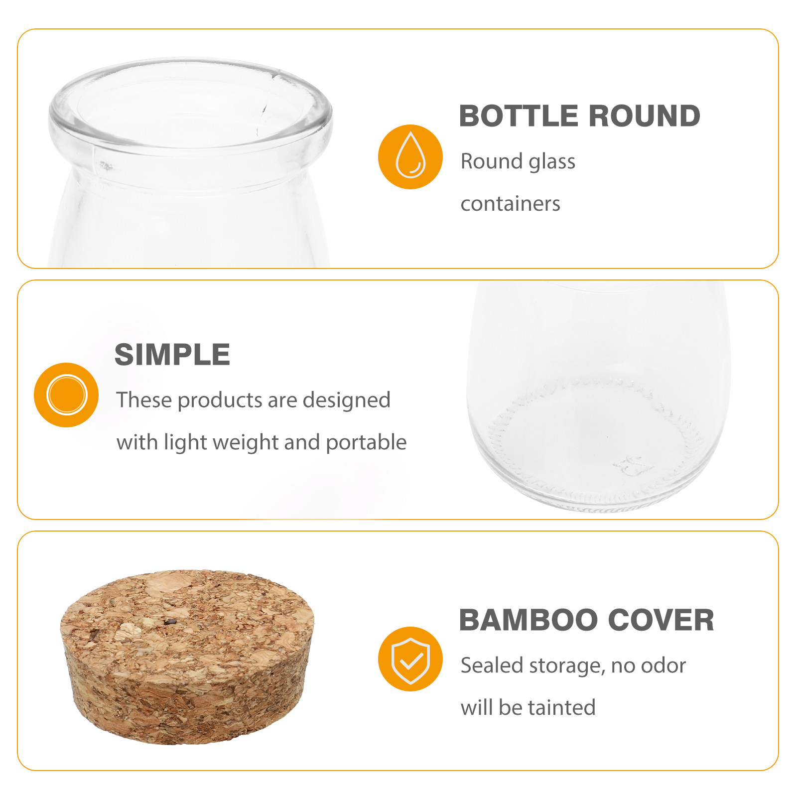 12 Adet Cam Yoğurt Servis Şişe - Food Storage Glass Container Set incelemesi ve fiyatı