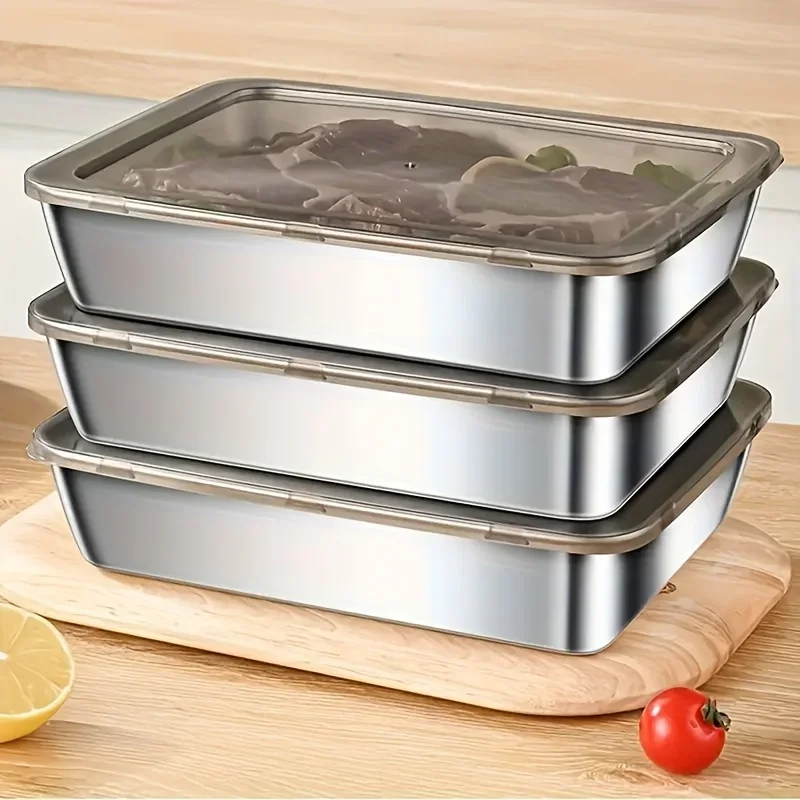 5'li Paslanmaz Çelik Gıda Sakl - Food Storage In Stainless Steel incelemesi ve fiyatı