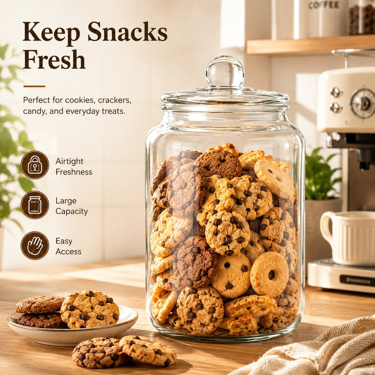 Büyük Şeffaf Cam Saklama Kavan - Glass Food Storage Xl incelemesi ve fiyatı