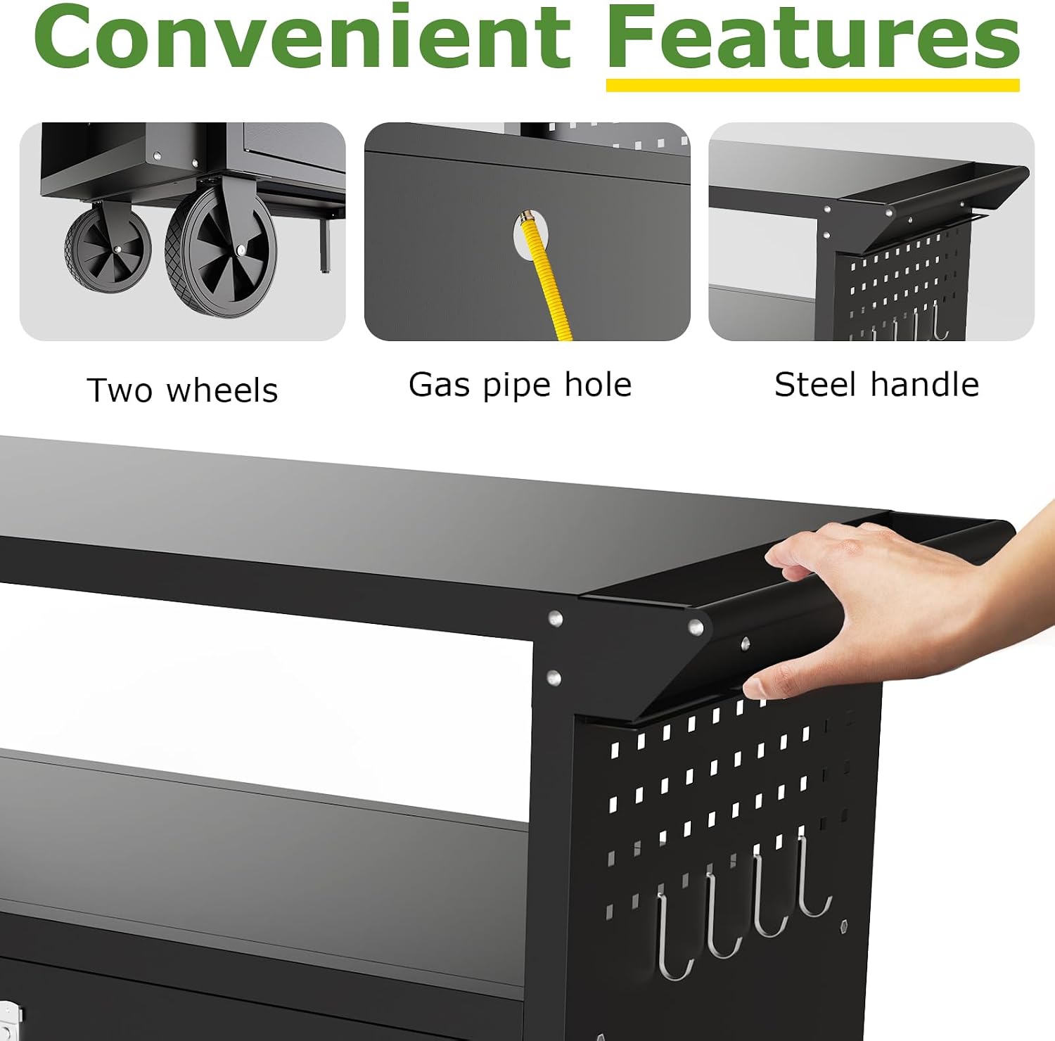 Açık Hava Izgara Arabası Masas - Food Storage With Wheels incelemesi ve fiyatı