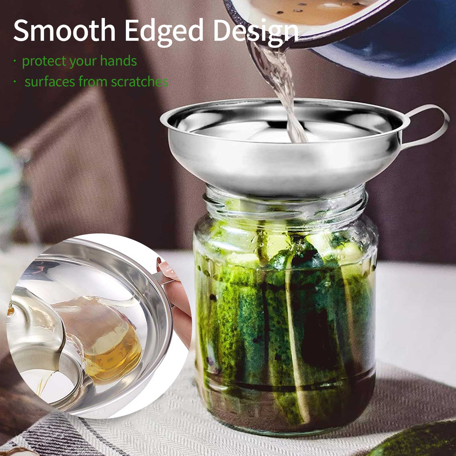 Saplı Huni Tüpü Mason Kavanoz  - Mason Jar Wide Mouth incelemesi ve fiyatı