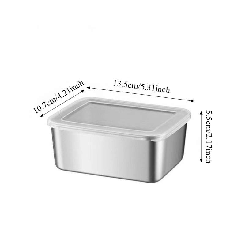 3/6 Adet Paslanmaz Çelik Dikdö - Food Storage Lunch Box incelemesi ve fiyatı