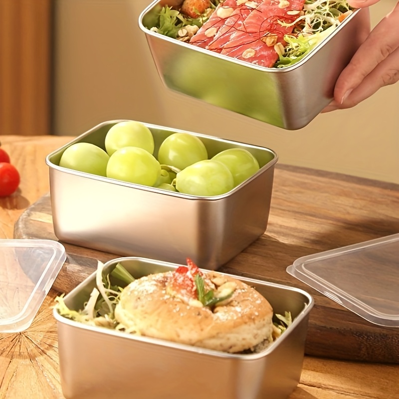 3/6 Adet Paslanmaz Çelik Dikdö - Food Storage Lunch Box incelemesi ve fiyatı