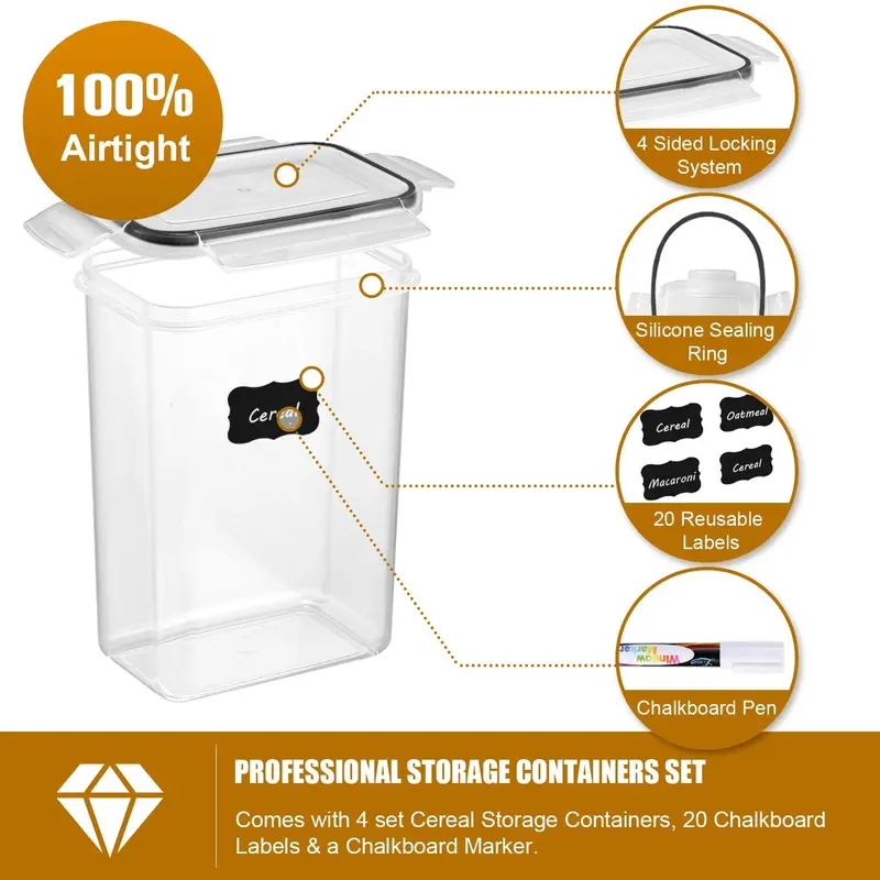 7 Parça Mutfak Gıda Saklama Ka - Food Storage Jar Set incelemesi ve fiyatı
