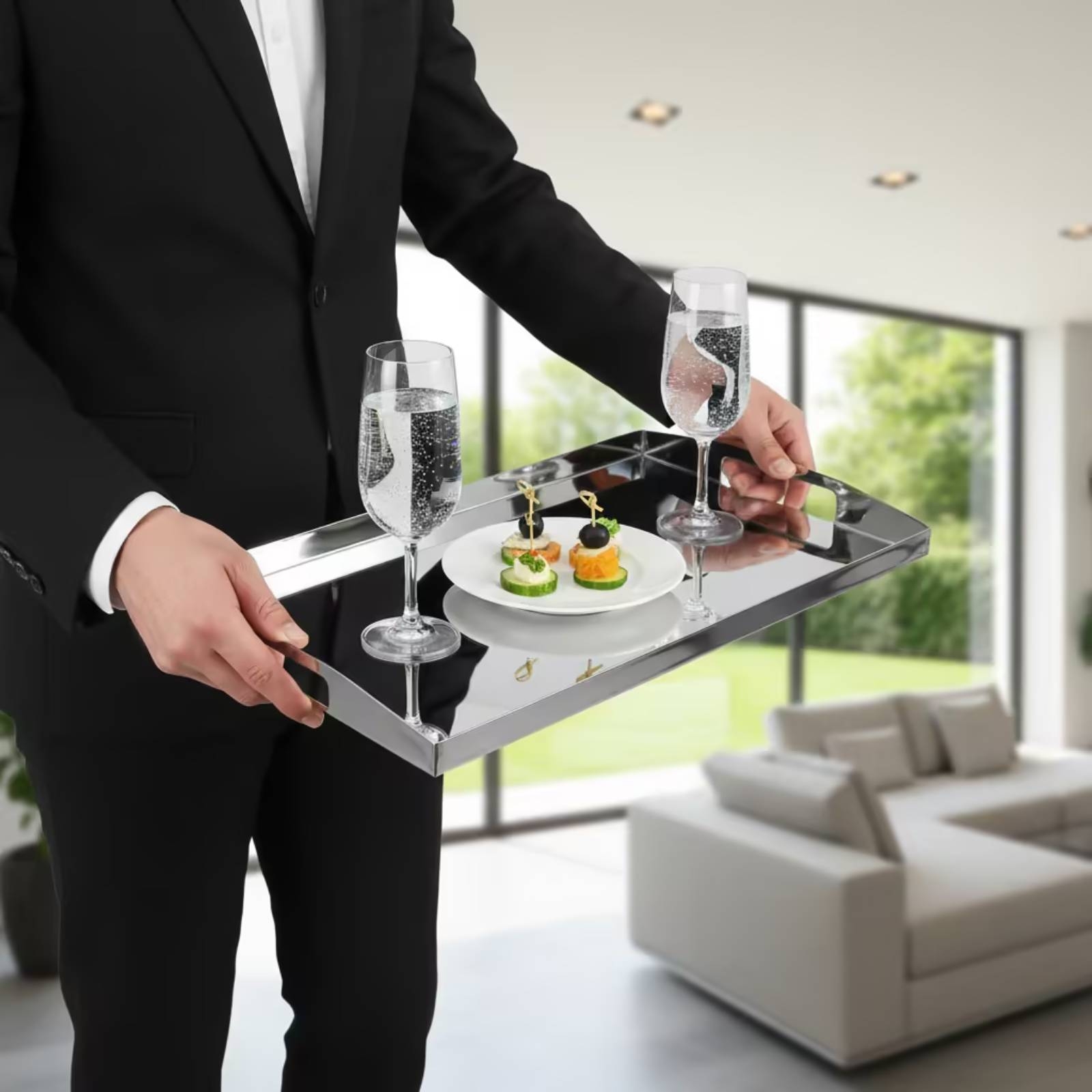 Paslanmaz Çelik Tepsi Gümüş Re - Food Storage In Stainless Steel incelemesi ve fiyatı