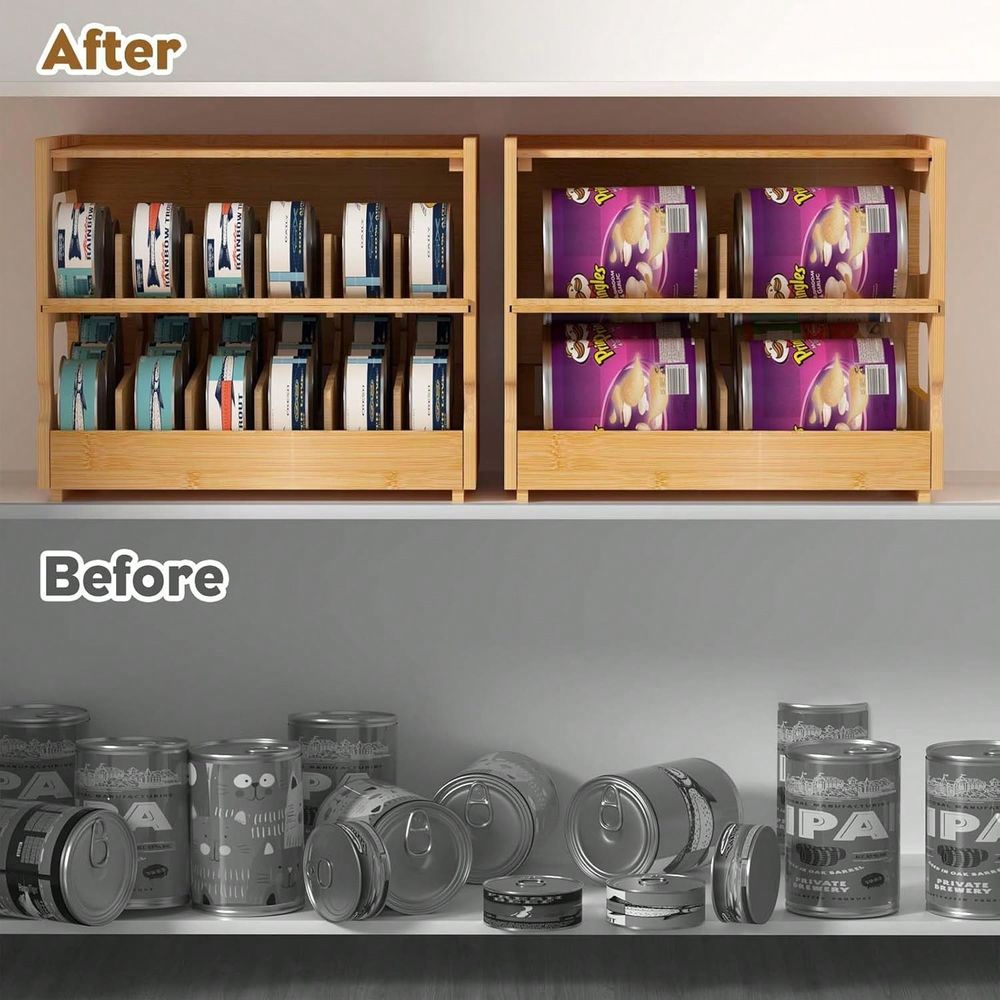 İstiflenebilir Bambu Kedi Mama - Food Storage Dispenser incelemesi ve fiyatı
