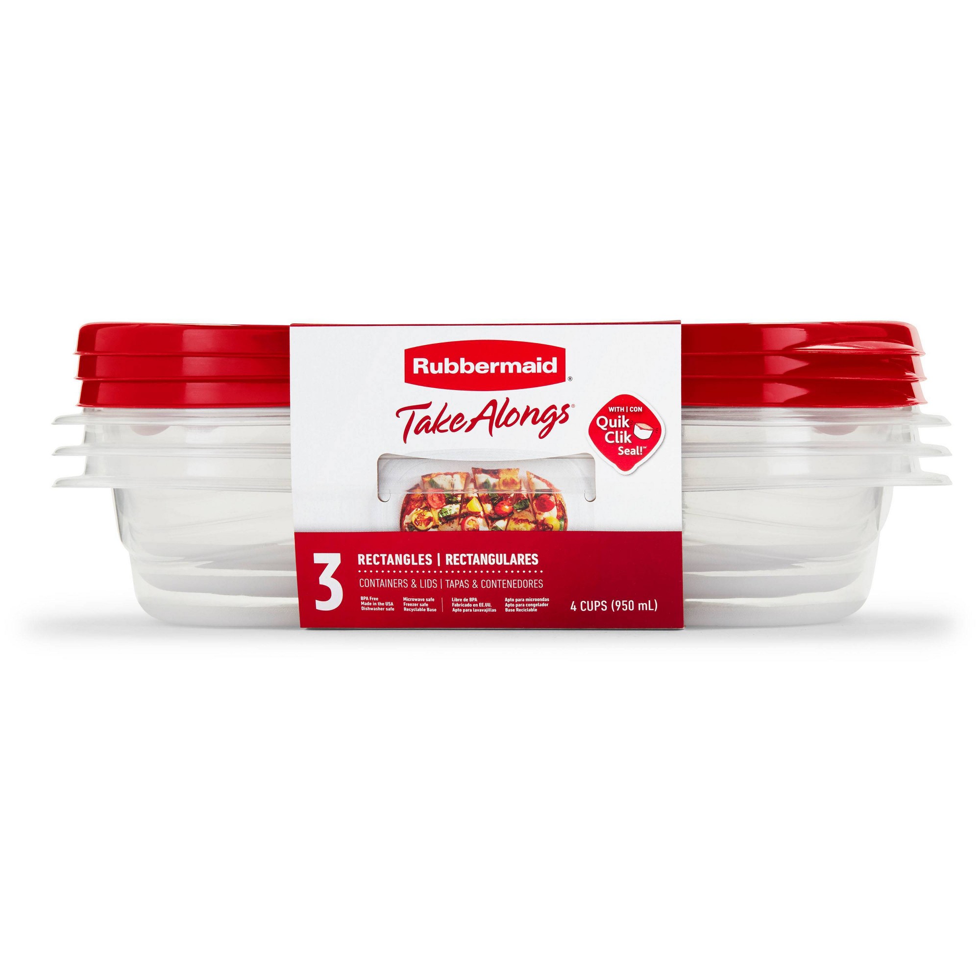 3 adet Kırmızı Dikdörtgen Gıda - Food Storage Lunch Box incelemesi ve fiyatı