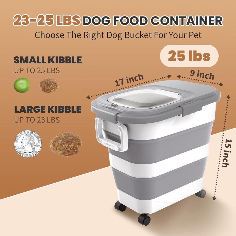Hava Geçirmez Köpek Maması Sak - Food Storage With Wheels incelemesi ve fiyatı