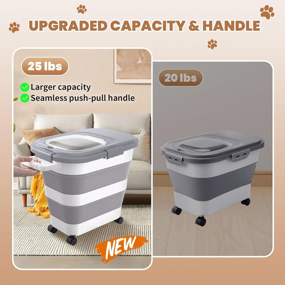 Hava Geçirmez Köpek Maması Sak - Food Storage With Wheels incelemesi ve fiyatı