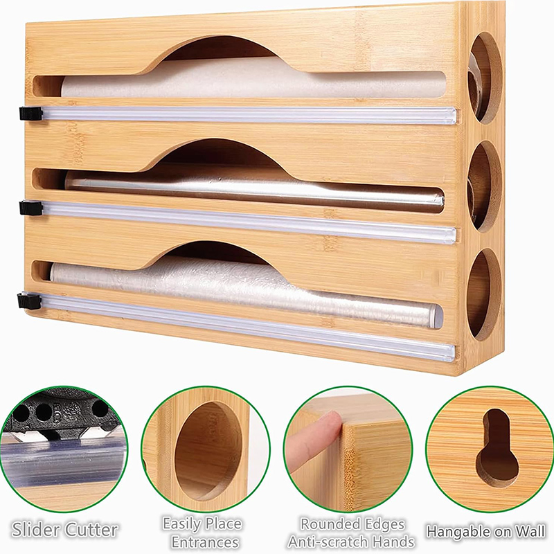 3'ü 1 Arada Bambu Folyo Kesme  - Food Storage Cabinet For Kitchen incelemesi ve fiyatı