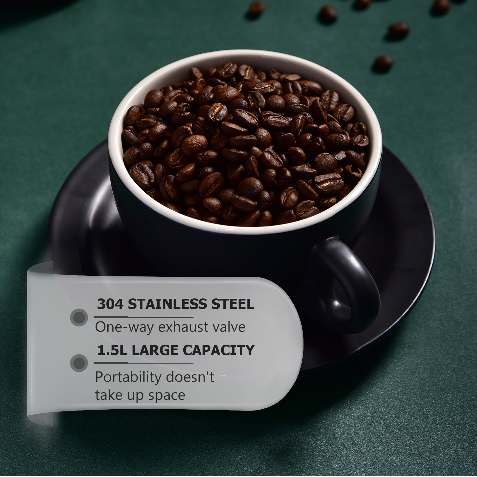 1 Adet Premium Paslanmaz Çelik - Food Storage In Stainless Steel incelemesi ve fiyatı