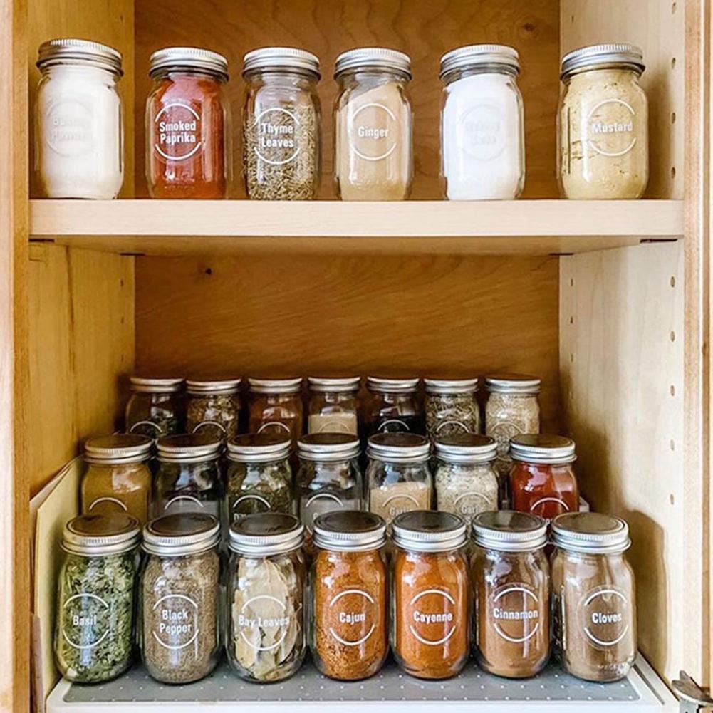 144 adet/takım şeffaf baharat  - Food Storage Jar Set incelemesi ve fiyatı
