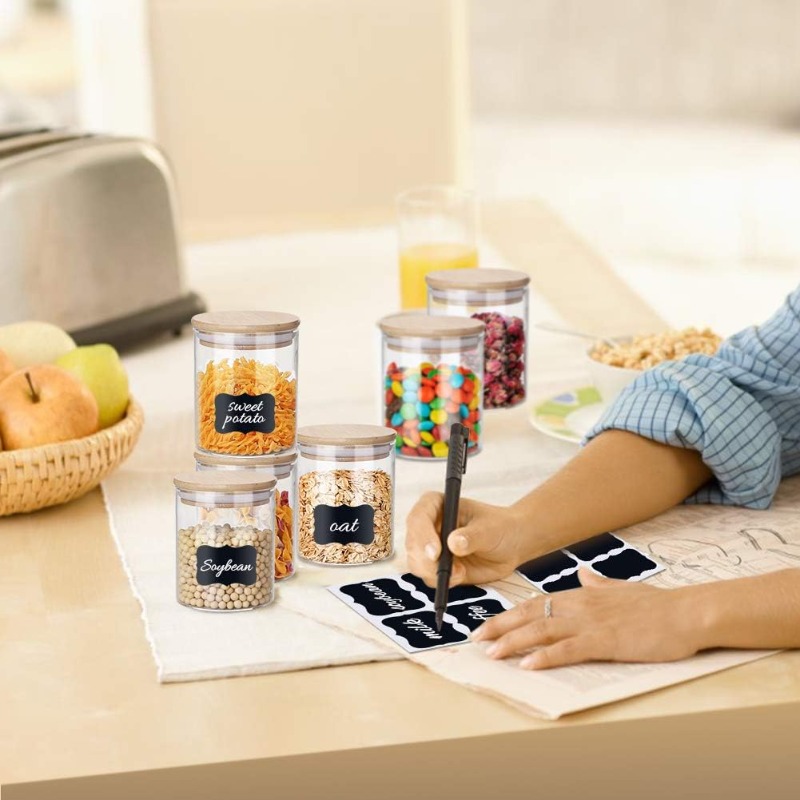12'li Cam Kavanoz Seti, Bambu  - Food Storage Set Glass incelemesi ve fiyatı