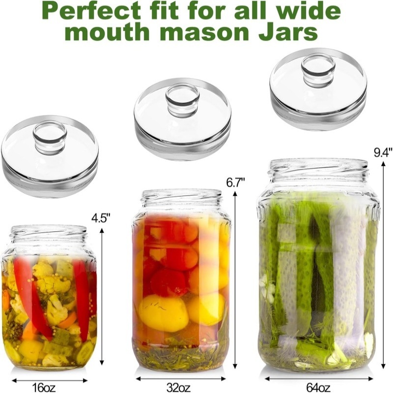 Cam Kapaklı Geniş Ağızlı Konse - Mason Jar Wide Mouth incelemesi ve fiyatı