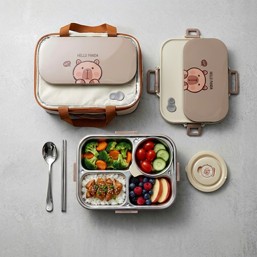 304 Paslanmaz Çelik Bento Öğle - Food Storage Jar Set incelemesi ve fiyatı