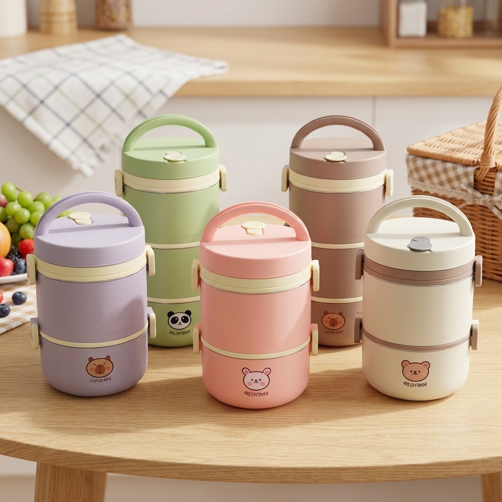 304 Paslanmaz Çelik Termal Öğl - Food Storage Jar Set incelemesi ve fiyatı