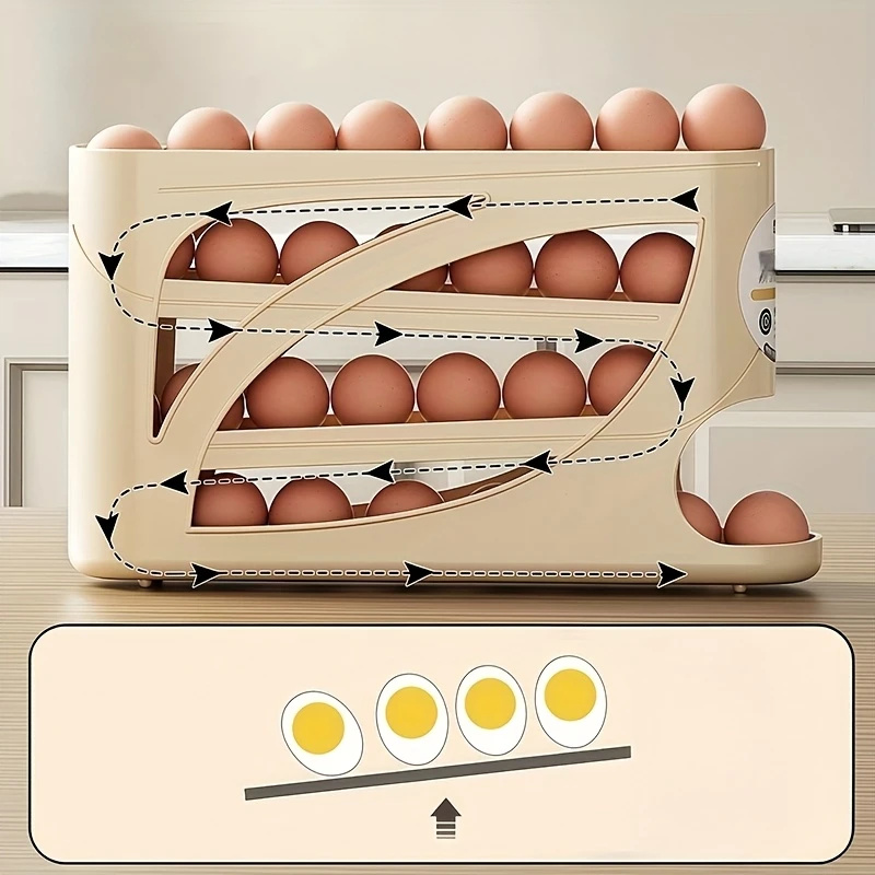 2-4 Katlı Döner Yumurta Saklam - Food Storage Cabinet For Kitchen incelemesi ve fiyatı