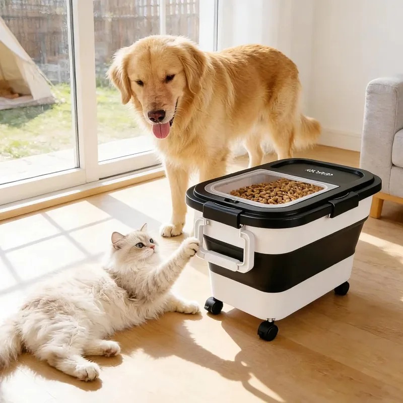 Köpek Maması Saklama Kabı 20-2 - Food Storage With Wheels incelemesi ve fiyatı
