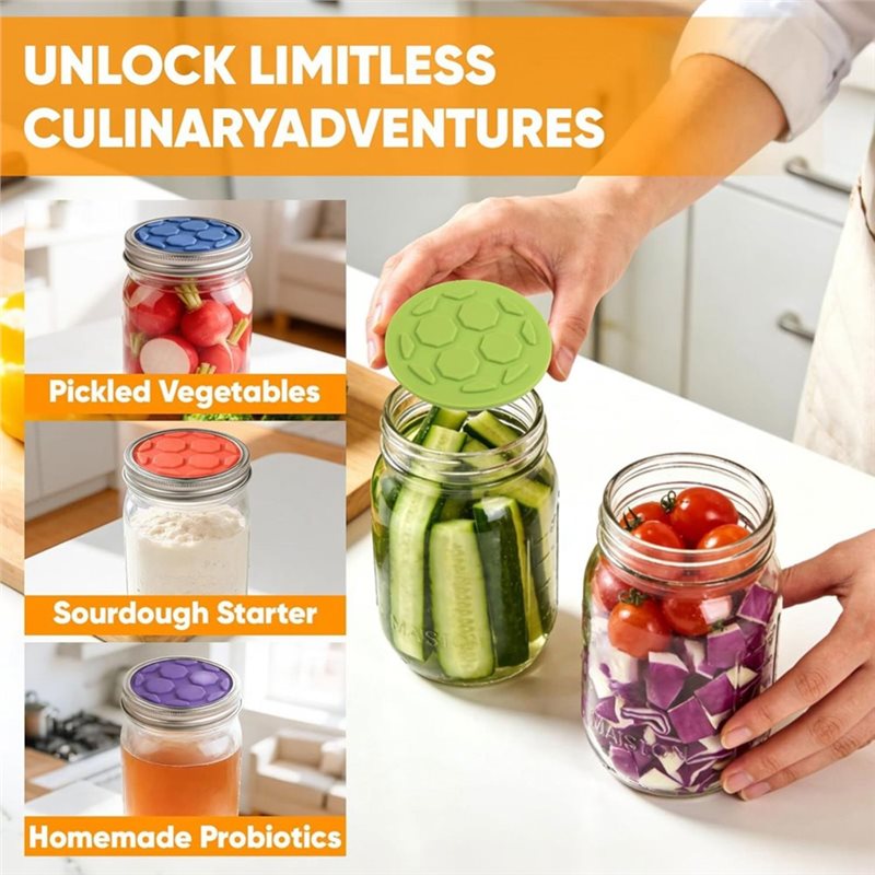 AB66 Tek Yönlü Hava Geçirmez V - Mason Jar Wide Mouth incelemesi ve fiyatı