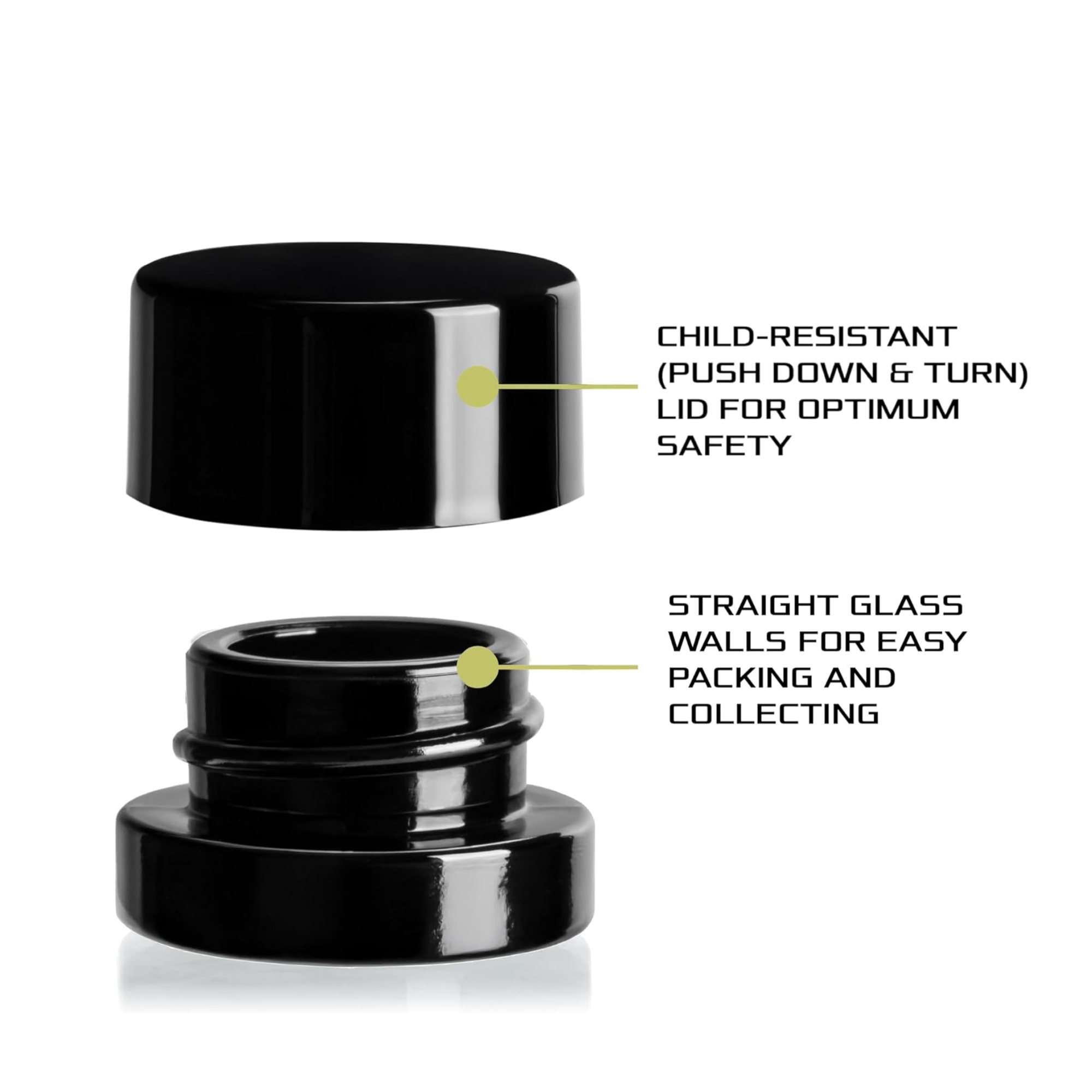 5 ml Kalın Siyah Cam Kavanozla - Food Storage Glass Container Set incelemesi ve fiyatı