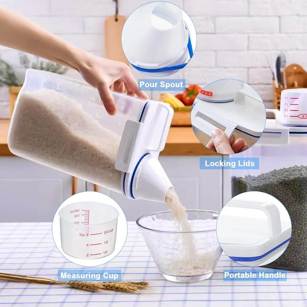 Pirinç Kuru Gıda Saklama Kabı  - Food Storage Dispenser incelemesi ve fiyatı