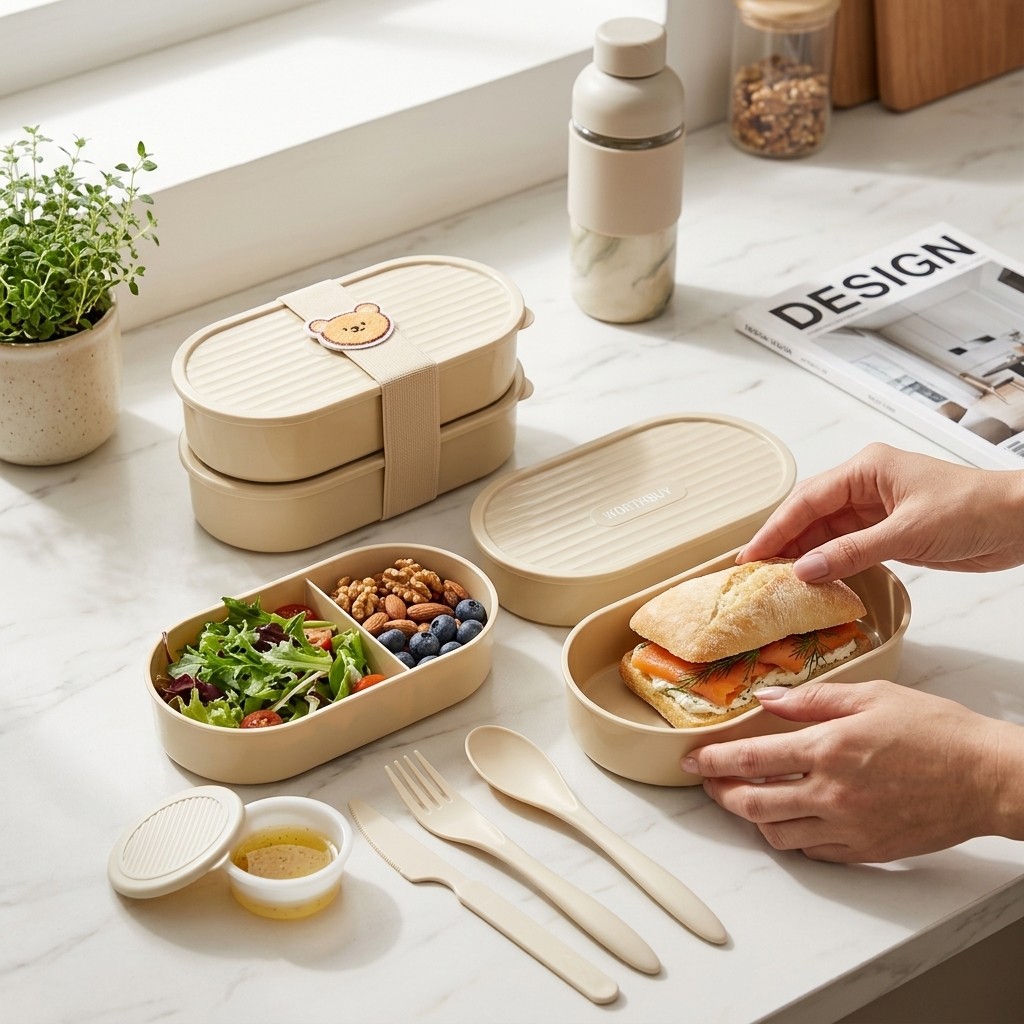 Çift Katmanlı Oval Öğle Yemeği - Food Storage Safe incelemesi ve fiyatı