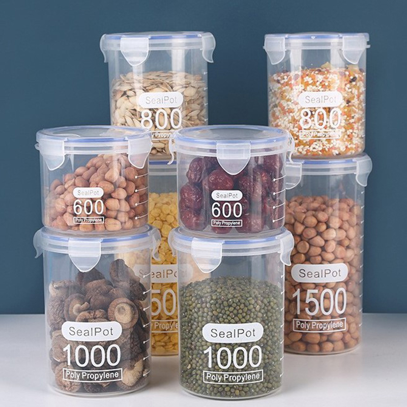 1-4 adet mühürlü kavanoz ölçek - Food Storage Jar Set incelemesi ve fiyatı